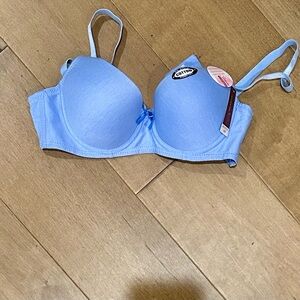 Sofra Light Blue Cotton Bra